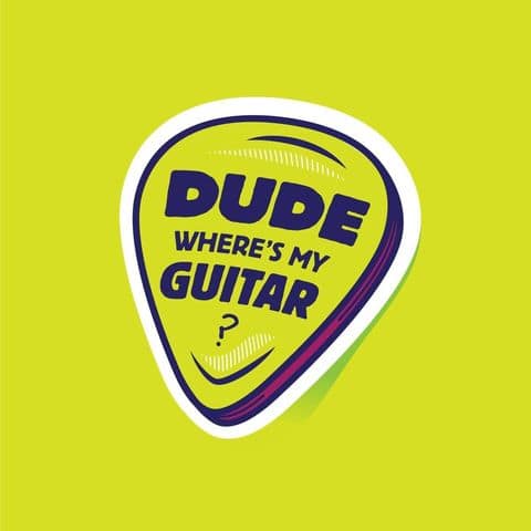Dude Wheres my guitar logo